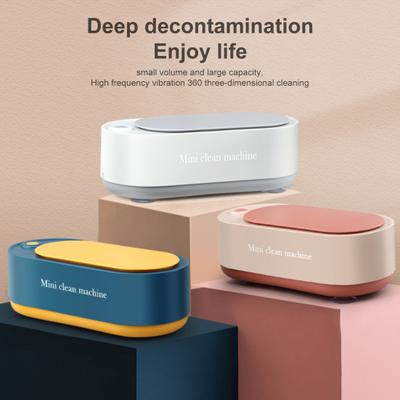 1 Set Ultrasonic Cleaner Multifunctional High-Frequency Vibration Deep Decontamination Noise Reduction Professional Jewelry Cleaning Machine for Home