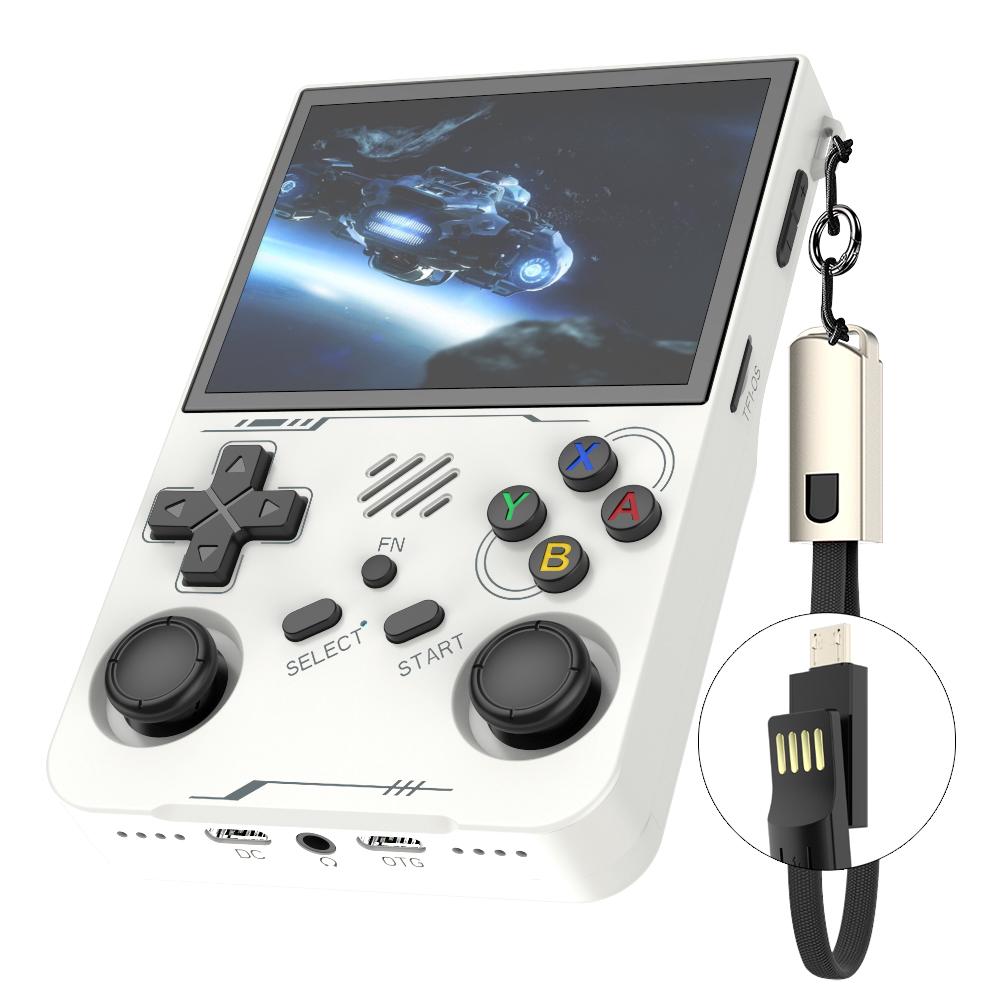 R36xx Handheld Game Console 3.5 Inch Screen Retro Arcade Gaming Controller, WiFi Version/No TF Card