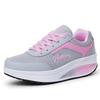 Cross 2023 Autumn Women's Height-Boosting Mesh Rocking Shoes - Thick Sole Casual Running Sneakers