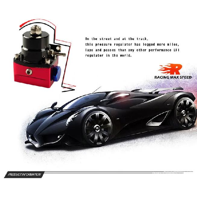 Universal Adjustable Fuel Pressure Regulator Oil 160psi 100psi Gauge AN6 AN 6 Fuel Pressure Regulator Kit Fitting End Colourful
