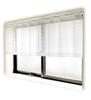 Cafe Curtains for Small 150cm Wide X 50cm CM519 Flame-retardant, Label-attached Windows, Lace, Nordic-style, Stylish, Bright, Breathable, Lace-knit