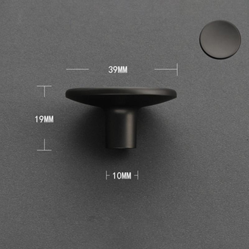 Manopola Rotonda Semplice Moderna Maniglia per Cassetto Lega di Zinco Armadio Guardaroba Comodino Ripostiglio Maniglia per Porta Cucina Ferramenta per Mobili