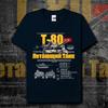 Soviet Union Cold War Military EquipUnisext T80 Tank TShirt Cotton ONeck Short Sleeve Unisexs T Shirt New Size S3XL