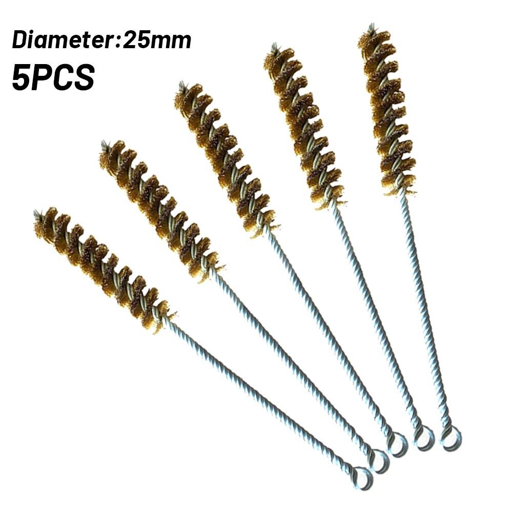 Tube 5pcs Pipe Brushes Wire Cleaner Cleaning Cylinder