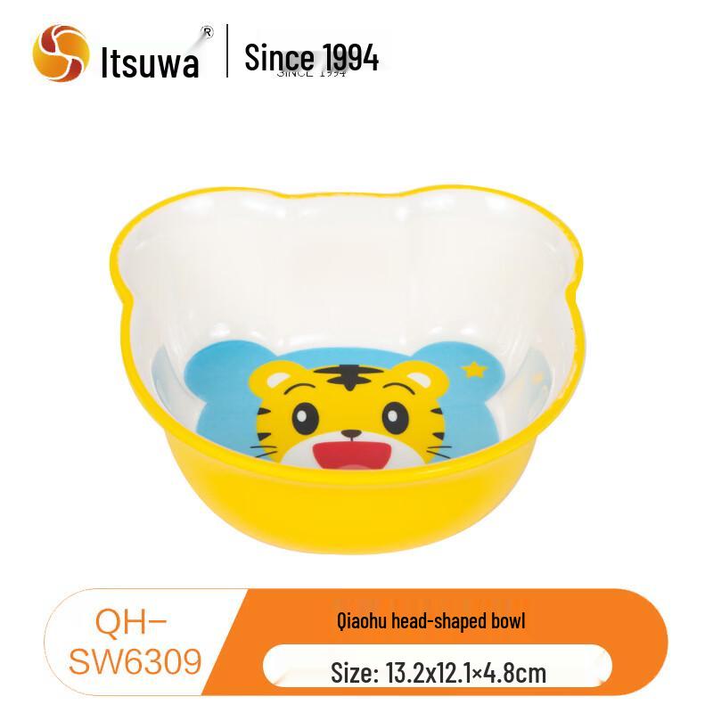 WUHE Qiaohu Kids Anti-Drop Melamine Head-Shaped Bowl