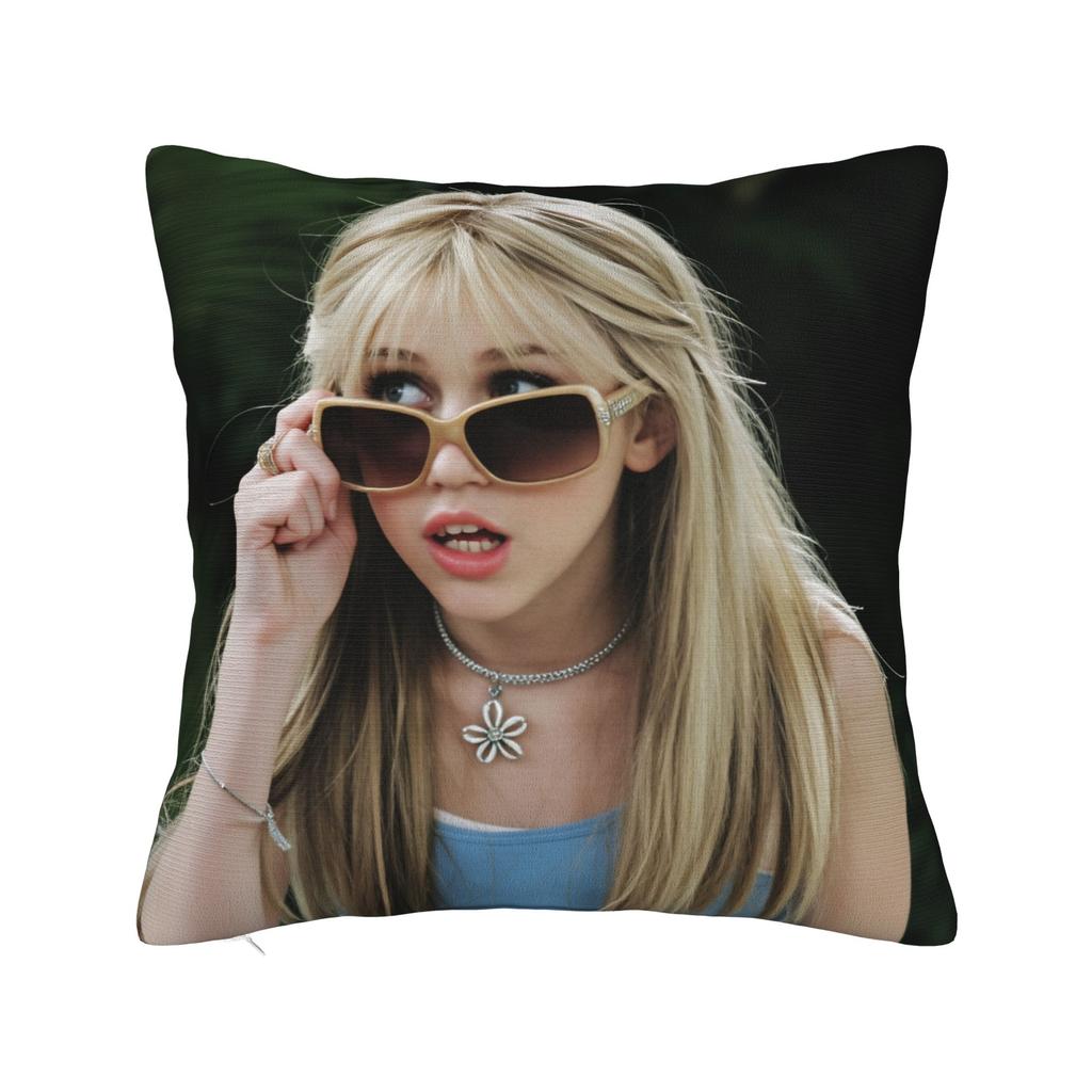 Singer Mileys Cyruss Pillow Cover Comfy Cushion Cover Morden Pillow Case For Living Room Sofa