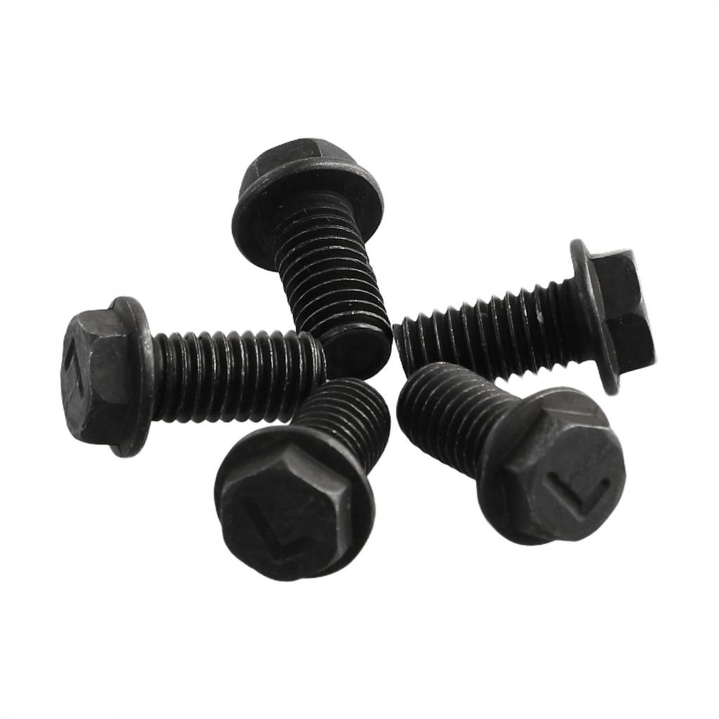 Versatile M8 X 18mm Left Hand Thread Hex Flange Screw Assortment (5pcs)