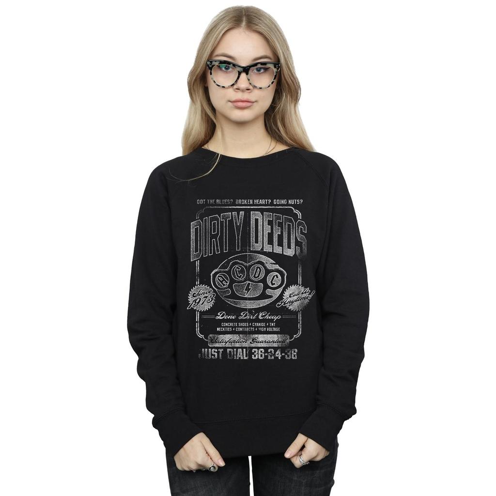 AC/DC Womens/Ladies Just Dial Sweatshirt