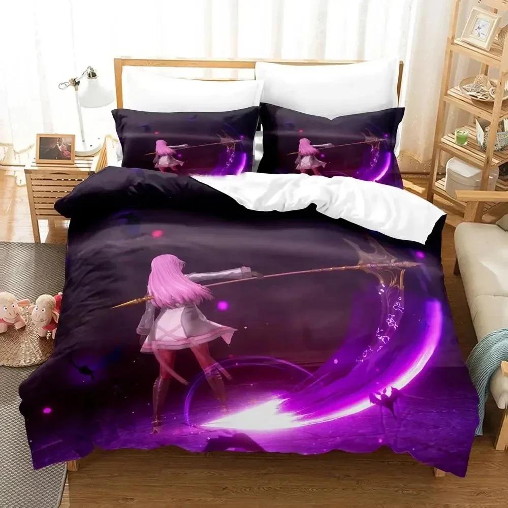 Anime The Legend Of Heroes Bedding Set 3D Printed Suitable for Bedroom Duvet Cover Set With Pillowcases Kids Home Textile
