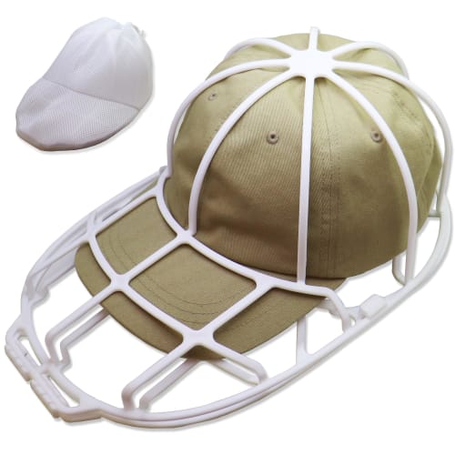 Happy Mono Cap Washer, Hat Washer, Hat Washing Net, Hat Washing, Shape Preservation, Baseball Cap Washing, Machine Washable, for Adults and Children,