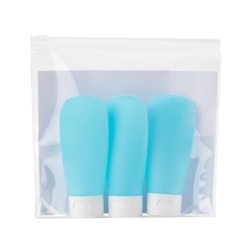 3 szt./zestaw Butelka do ponownego napełniania 30/60/100 ml Zestaw butelek do ponownego napełniania podróżny przenośny szampon esencja płynne kosmetyki butelki do wyciskania