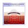 Face and Neck Lifting Device with Heated Microcurrent and LED Red Light Therapy, Vibrating Facial Massager, Double Chin Eliminator, Skin Rejuvenation
