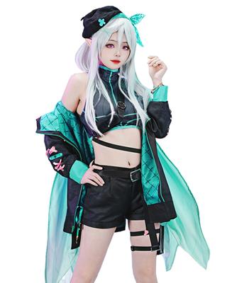 Nijisanji Pomure Inpuff Cosplay VTuber Halloween Military [mléčný čas]