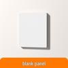 Ultra-Thin Smart Switch Panel with Mijia App Voice Control, Single/Double Options for Whole House Smart Home Integration.