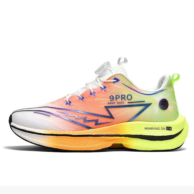 Chitu 9pr Rotating Buckle Real Explosive Carbon Board Men's and Women's Running Shoes Professional Marathon Racing Student Training Sports Shoes