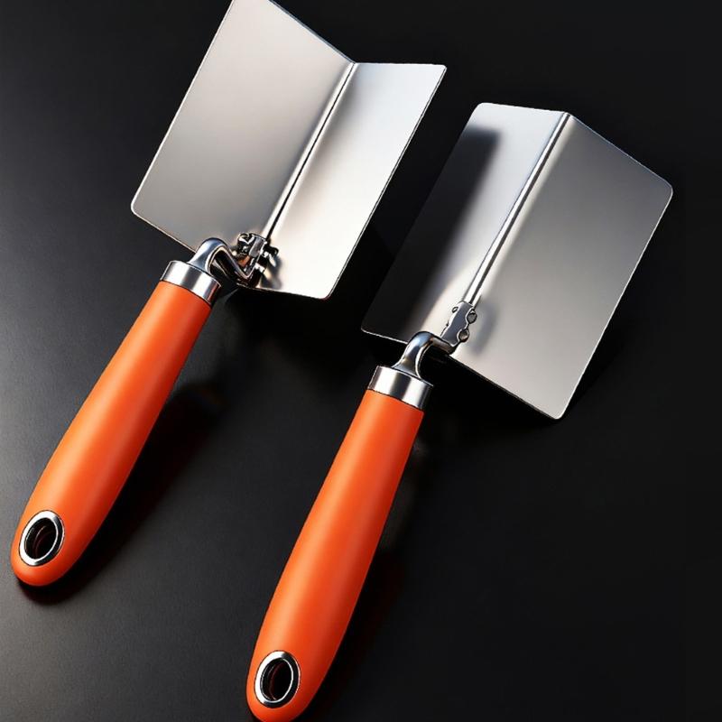 Durability Steel 90degree Corner Trowel with AntiSlip Handle Hanging Hole for Easy Storage Use Drywall Corner Tool