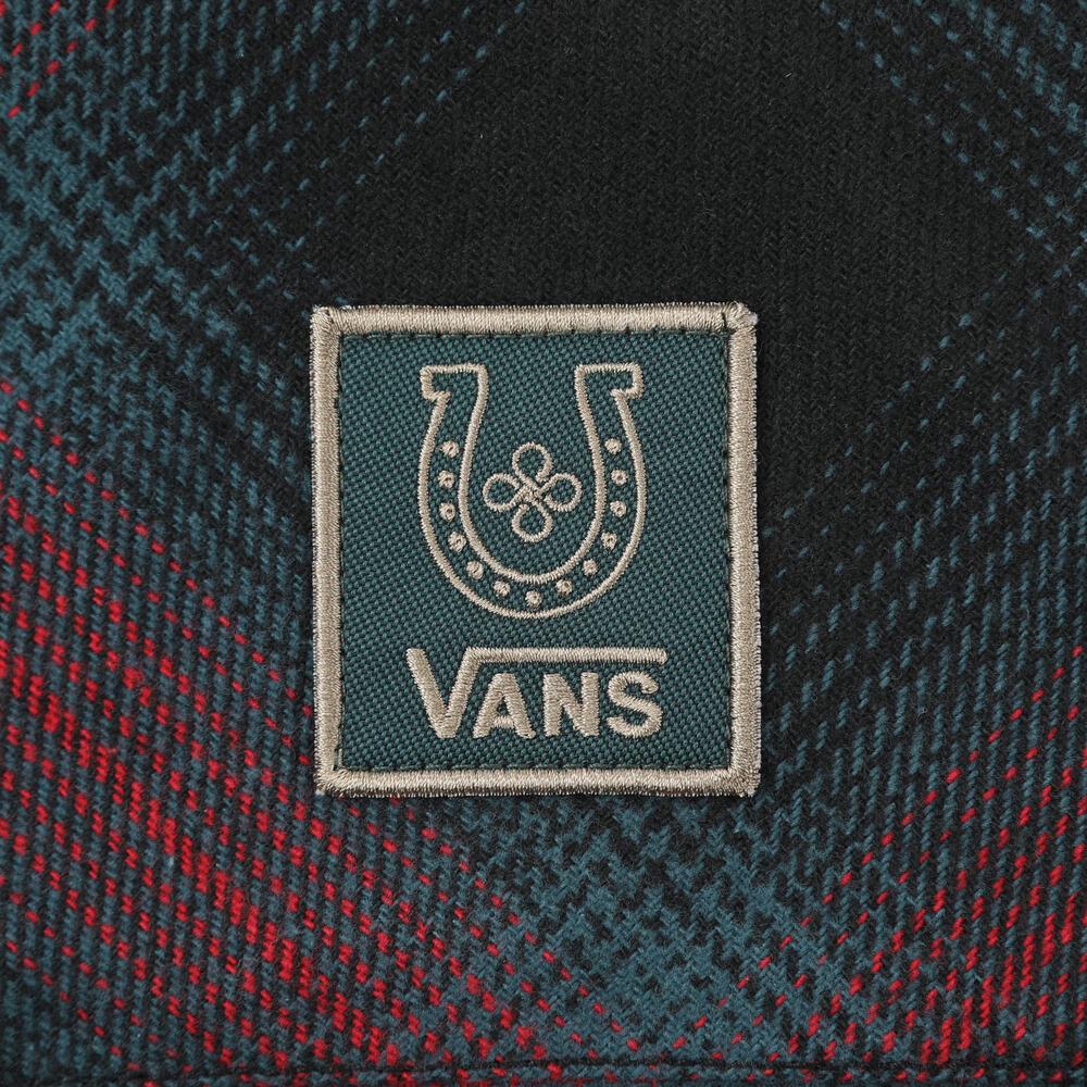Vans Horse Cny Shacket Plaid Long Sleeve Shirt Men shirts VN000TH1GLR