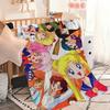 s-Sailor Four Seasons Warm Soft Plush Blanket for Sofa Living Cute Room Anime Office Bedroom Moon Cartoon Travel Gift Flannel