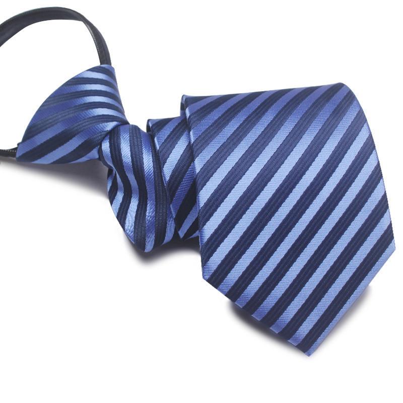 Mens Business Polyester Tie With Arrow Design And Zipper Closure For Office