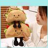 Cute Burger Pizza Taco Plush Toy Soft And Adorable Stuffed Doll For Kids