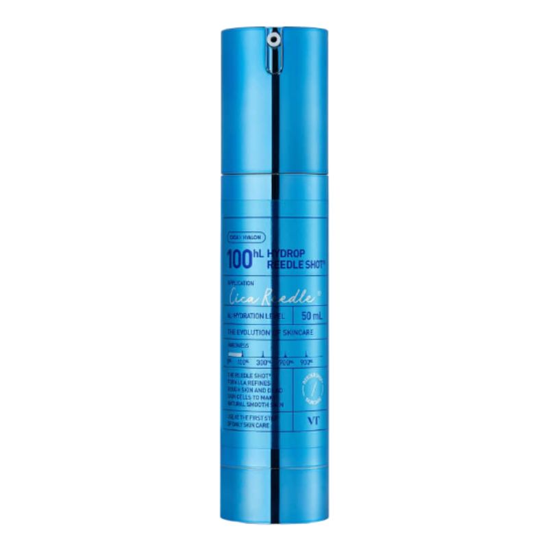 VT Cosmetics Hydro Reedle Shot 100hL Essence Hyaluronic Acid Nano Capsule Hydration Booster 50ml