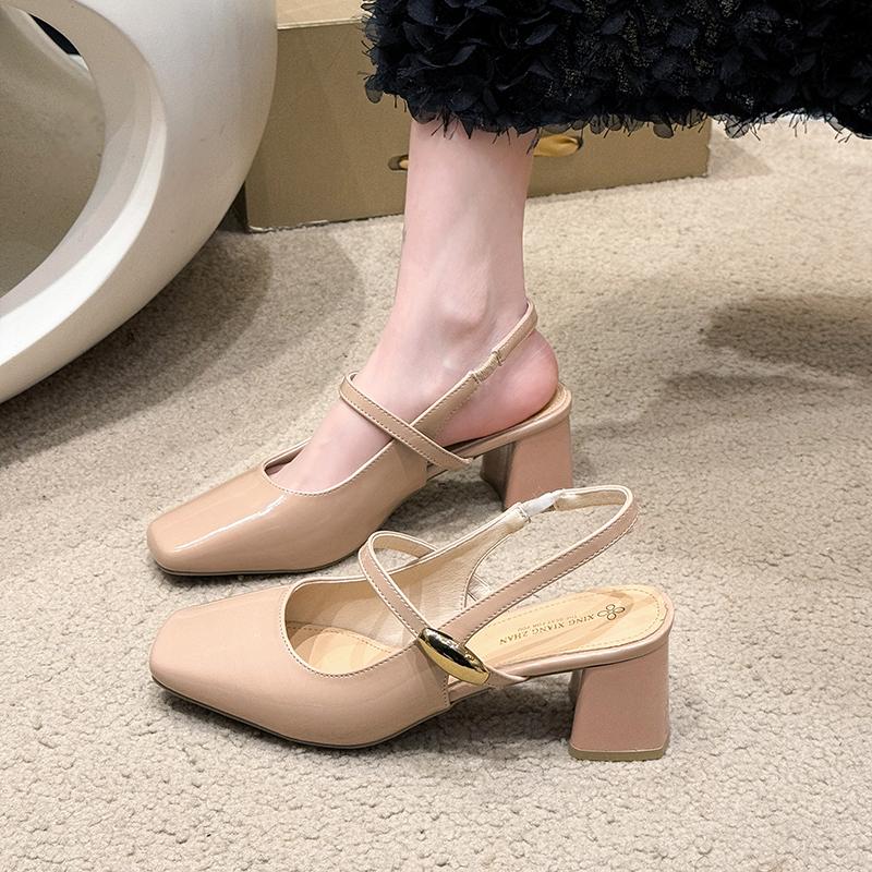 Fashion French Retro Women Shoe 2024 Autumn Lacquer Leather Bow Single Shoe Fashion Mary Jane Shoe Women Low Heels Elegant Leather Shoes
