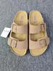 Hot Summer Sandals Vintage Style Unisex Double Buckle Flat Beach Slide Sandals with Cork Insole Casual Comfort Shoes