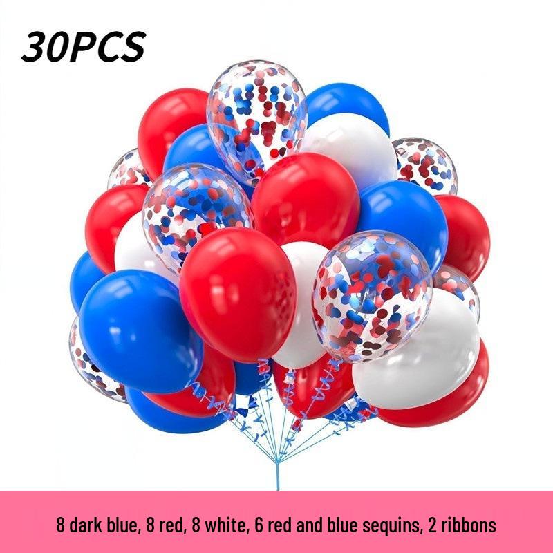12" Sequin Confetti Balloons - Set of 30 for Christmas, Halloween, and Birthdays