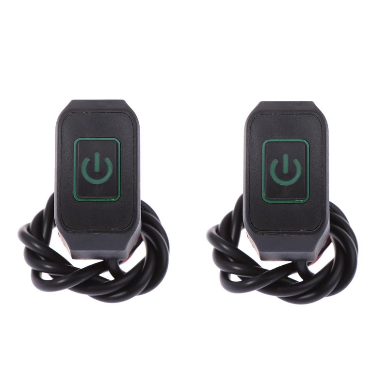 Motorcycle Handlebar Switch 22mm 12V on Off Button Universal Waterproof Motorbike Connector Control Switch Moto Accessories