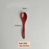 Camphor Wood Japanese Spoon Set: Long Handle, Solid Wood for Soup, Rice, Tea, and Seasoning.