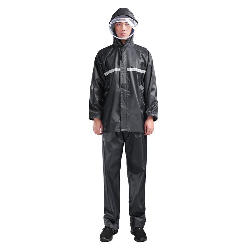 

Reflective Two-Piece Rain Suit with Double Brim