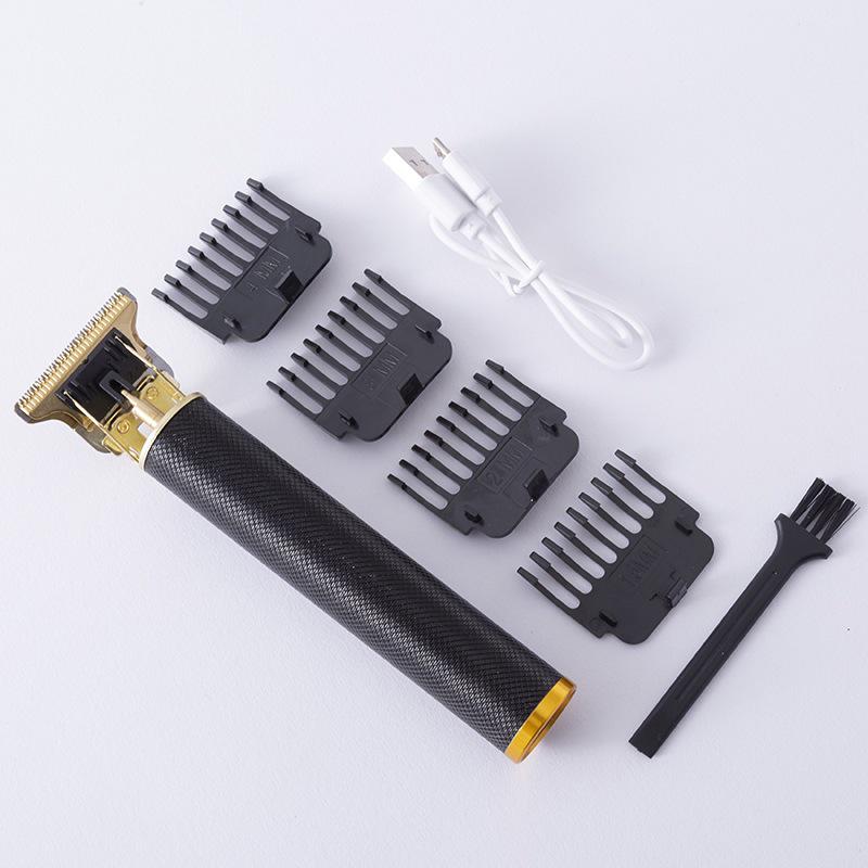 T9 LCD Electric Hair Clipper | Retro Engraving, Oil Head, Professional Home Use