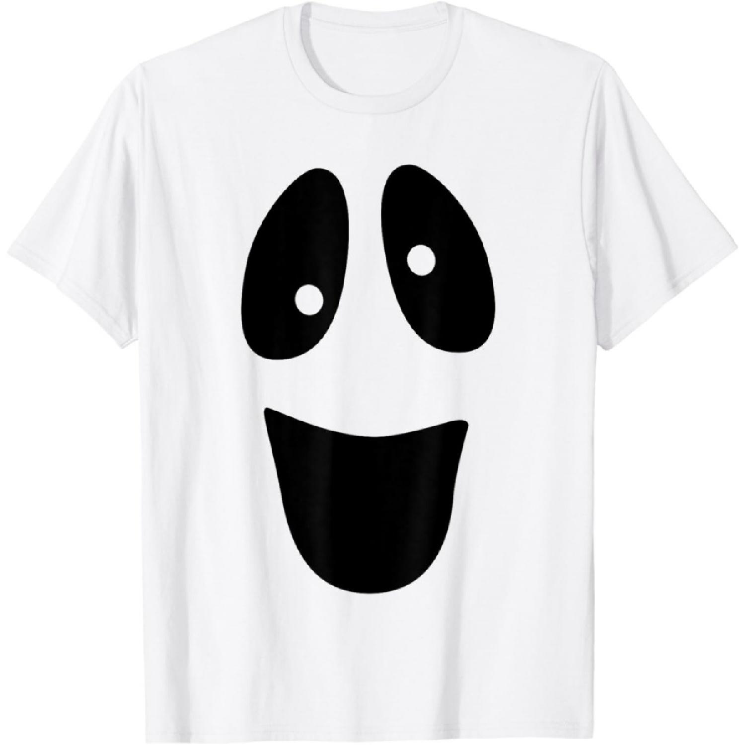 

Funny Ghost Face Halloween T-Shirt XXXXXL білий