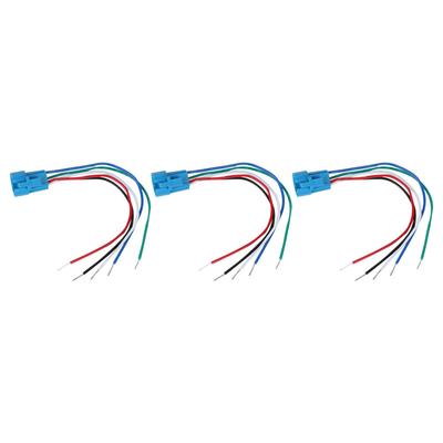 3 Stücke Hochwertiger 5-poliger Buchsenstecker Anschlusskabel für 16mm Metalldruckschalter