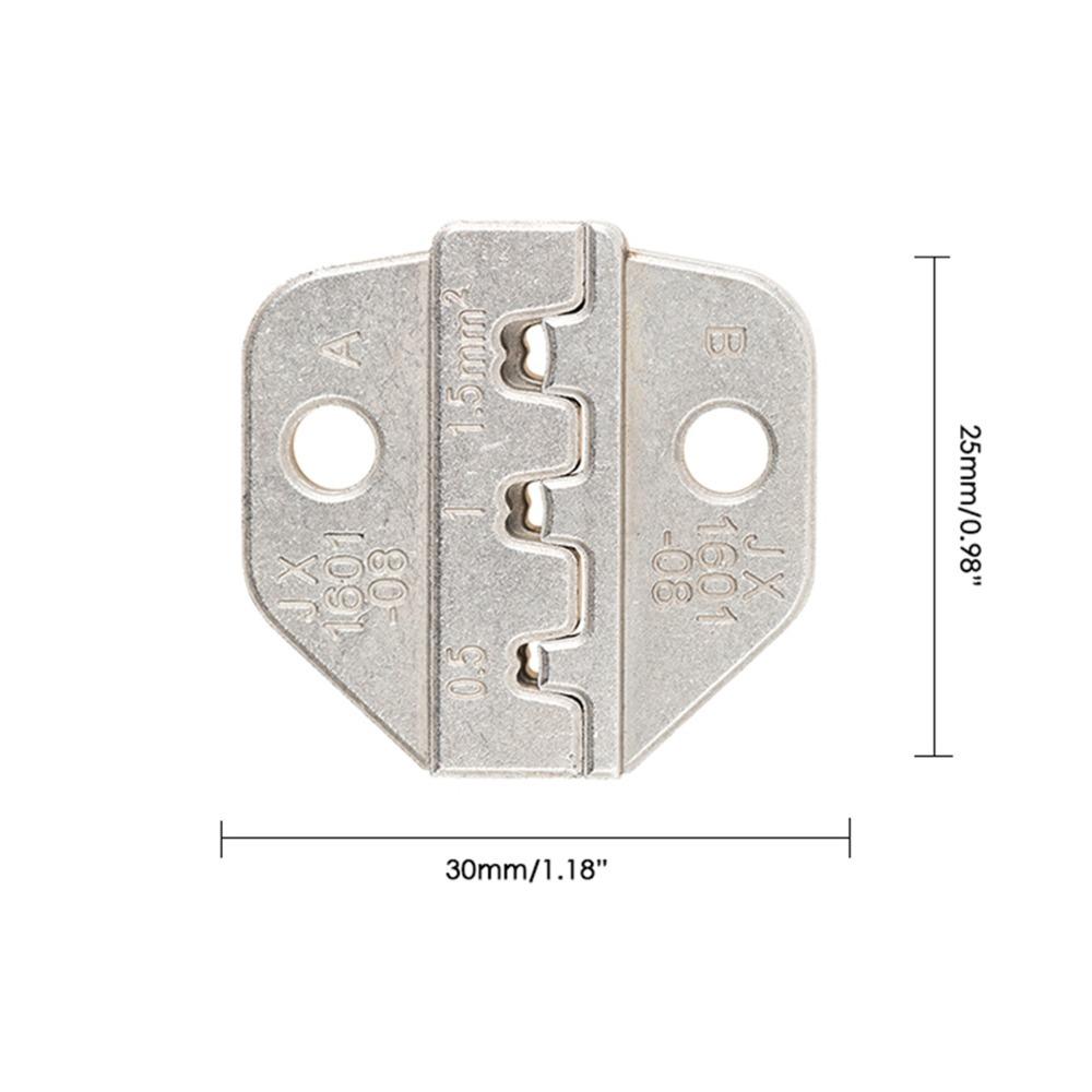 

JX-1601-2546 Crimping Pliers Jaw For Dupont Terminal JX-1601-08 Wire Crimper Jaw Alloy Steel Material Interchangeable Jaw