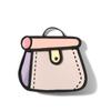 Kawaii Comic Handbags Girls 2023 Summer Japanese Fashion 2D Crossbody Bags for Women Free Shipping Coin Purse