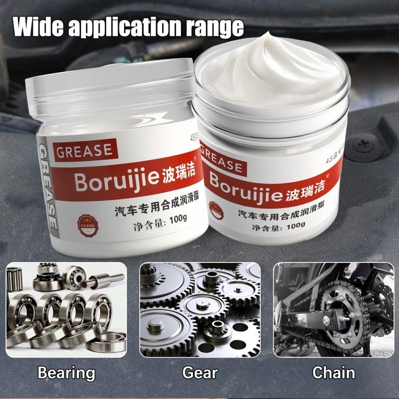Special Door Sunroof Lubricant Hinge Slide Maintenance Track Jamming Rattling White Oil 100g Car Maintenance Grease Set
