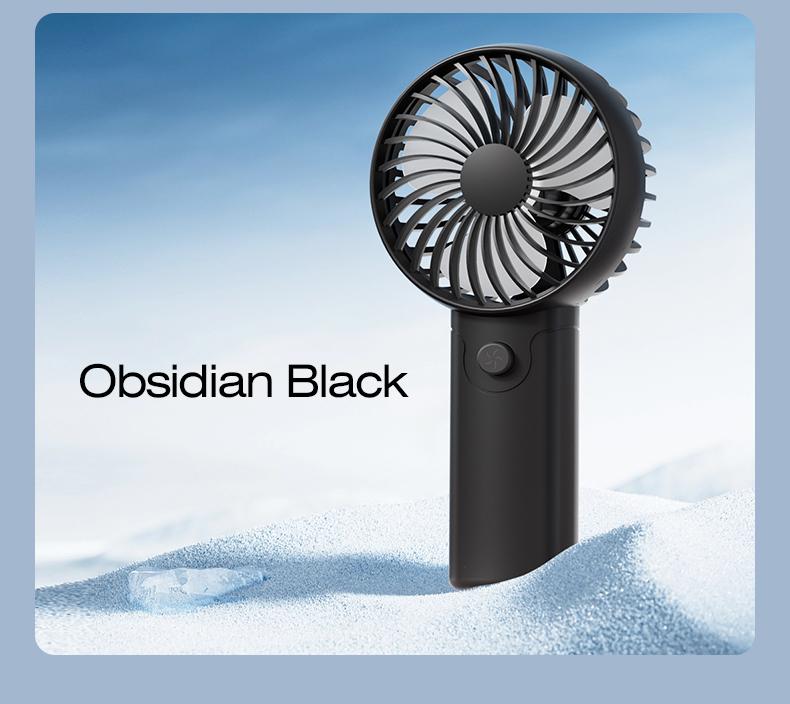 

Портативный вентилятор Удобный Креативный Маленький вентилятор Карманный Ручной вентилятор Легкий Регулируемый Милый Ручной Мини-вентилятор Охладители воздуха чёрный