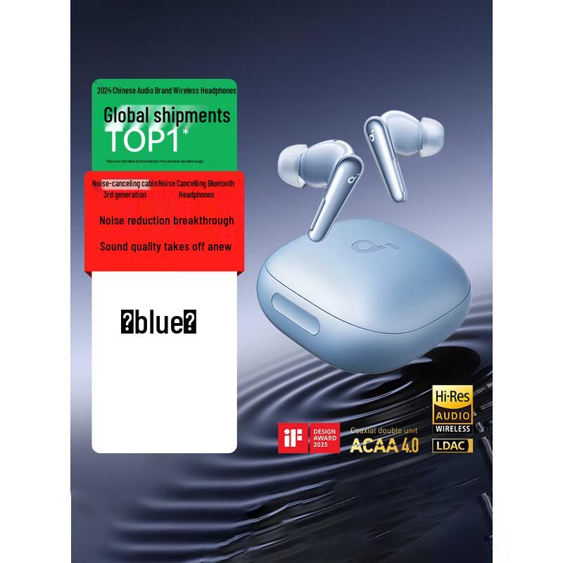 

SoundCore Liberty 4 Pro Wireless Noise Cancelling Earbuds