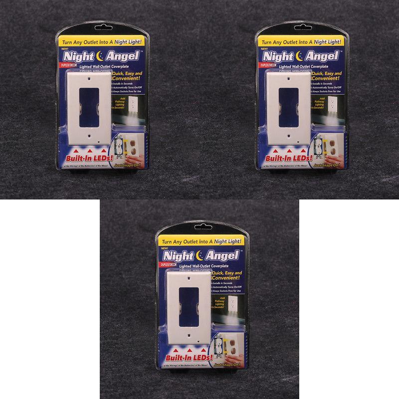 Plastic Material Night Light With Motion Sensor And Plugin Power For Living Room