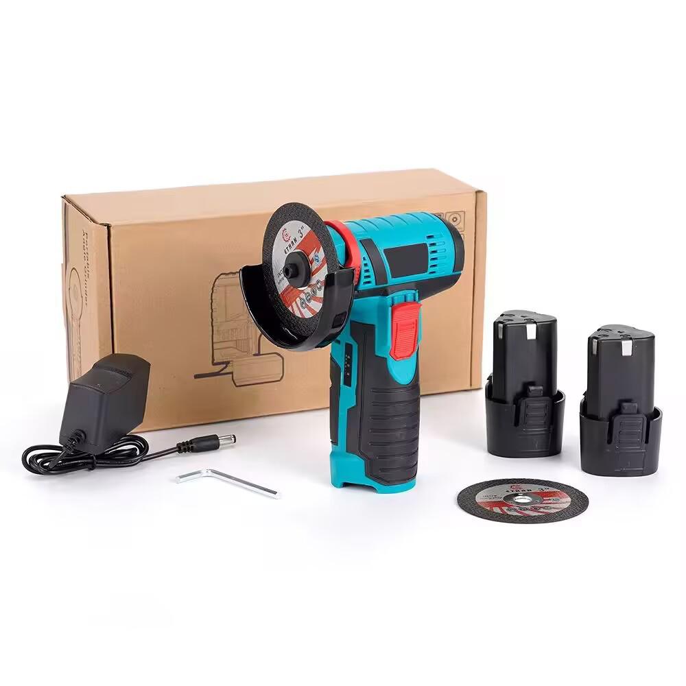 12V Rechargeable Mini Angle Grinder & Polisher, 3-Inch Lithium Battery