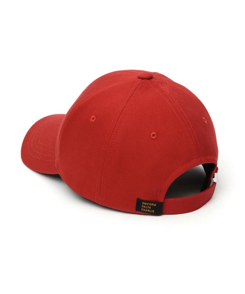 Eondeokeonteulol Cotton Logo Ball Cap Box Label / Hard Top B B / Red