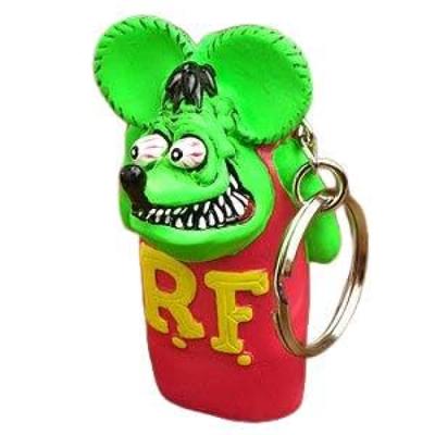 Rat Fink Lighter Fluorescent Green Cap, (KH-RAF253GG-MON)