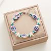 Boho Colorful Shell Braided Bracelet for Women Men Charm Blue Evil Eye Beaded Bracelet Lucky Amulet Friendship Jewelry Gifts