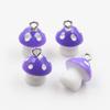 15Pcs Charms Colorful Lovely 3D Mushroom 16X12X12Mm Pendants Crafts Making Findings Handmade Jewelry Diy For Earrings Necklace