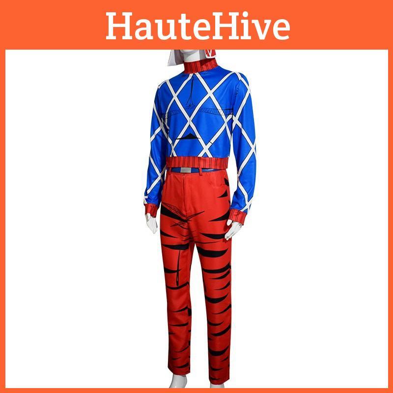 Bizarre Jojos Adventure Cosplay Costume Durable Polyester Enthusiasts Anime