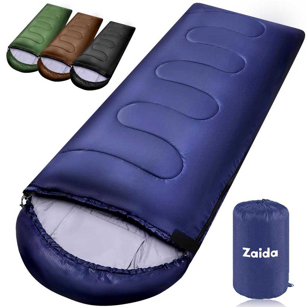 Sleeping Bag for Summer and Winter 230T Sleeping Bag Sleeping Bag 1kg Compact Envelope Type Lightweight Filling Comfortable Temperature Thermal
