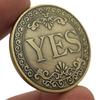 YES NO Challenge Lucky Coin Fidget Toys Anxiety ADHD Perfect for Flipping Decision Making Adults Teens Commemorative Gift
