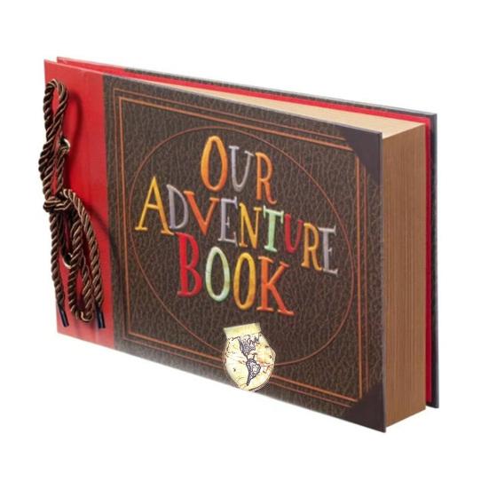 Adventure Book Scrapbook Handcrafted Photo Album with Pocket Retro Diary DIY Travel Journal Gift for Couples Anniversary Weddings Birthday Christmas