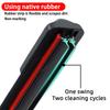 Car Windshield Wiper Blade Universal U/J Double Rubber Strip Wiper Blade Natural Rubber Strip 14"16"18"19"20"21"22"24"26"